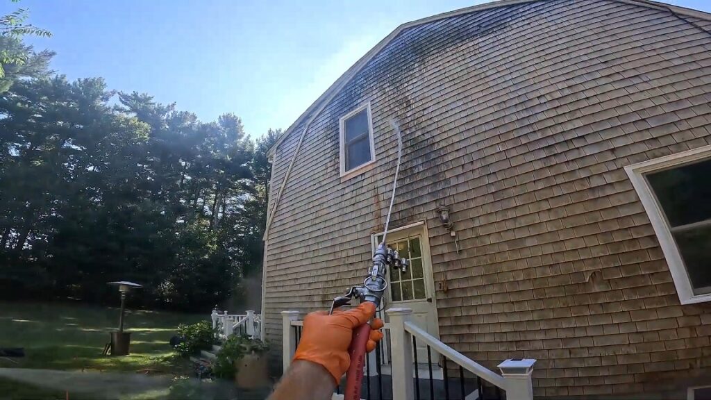 Cleaning Cedar Shingles​